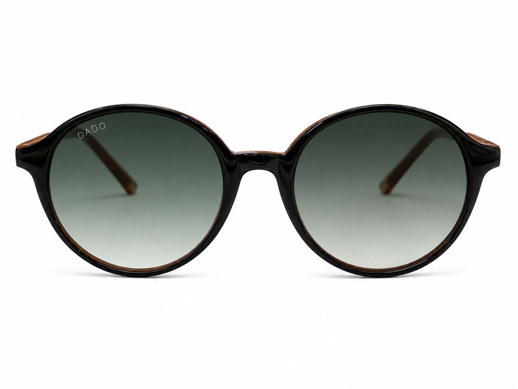 MARMORIS by DADO EYEWEAR Brown - Black Laminate Green Lens