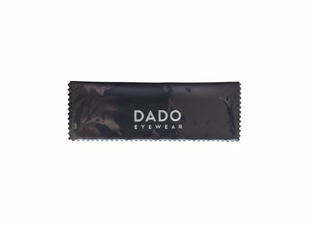 COMMANDER by DADO EYEWEAR GOLD PLATED METAL with BLUE LENSE