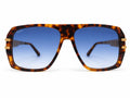 WANDERLUST by DADO EYEWEAR GOLD TORT ACETATE BLUE LENCE