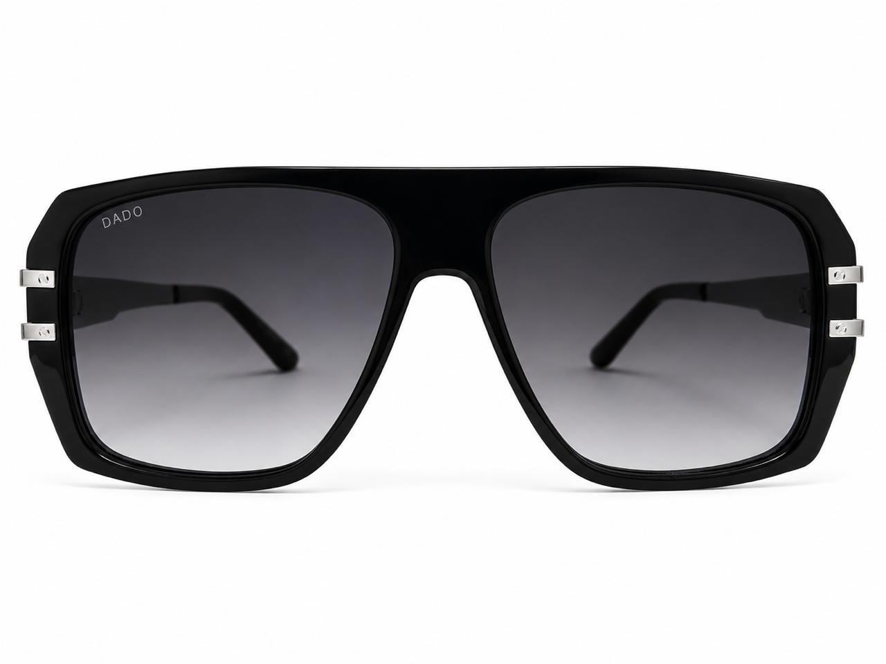 WANDERLUST by DADO EYEWEAR BLACK ACETATE GREY LENS