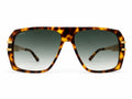 WANDERLUST by DADO EYEWEAR TORT ACETATE GOLD METAL GREEN LENS